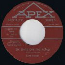 Dave Dudley Six Days On The Road 45 rpm I Feel A Cry Coming On Canadian Pressing