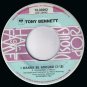 Tony Bennett Left My Heart In San Francisco 45 rpm I Wanna Be Around Cdn Press