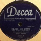 Ethel Smith Clair De Lune 78 rpm Largo Decca