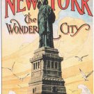 New York Postcard NYC the Wonder City Reproduction