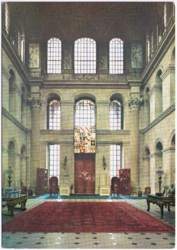 United Kingdom UK Postcard Blenheim Palace Great Hall