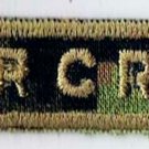 Canadian Armed Forces RCR Green Camoflage Arm Patch