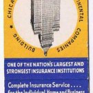 Matchbook Cover Cochenour-Lenz Miamisburg Ohio Continental Assurance