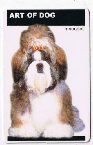 Trade Card Dog Calendar Card 2003 The Art Of Dog Innocent Shih Tzu
