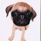 Trade Card Dog Calendar Card 2003 The Art Of Dog Pug