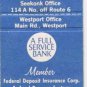 Matchbook Cover BMC Durfee Trust Company Fall River Massachusetts Expect A Bank
