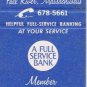 Matchbook Cover BMC Durfee Trust Company Fall River Massachusetts 236 Main