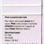 Matchbook Cover Wilkinson Sword Pivot Disposable Razor