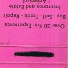 Matchbook Cover Dick's Gun Room Cuyahoga Falls Ohio Pink