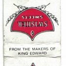 Matchbook Cover Swisher Sweets Cigar