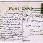 Greeting Postcard Embossed Dove With Message Roses Curtain Made Germany