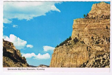 Wyoming Postcard Big Horn Mountains
