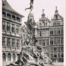 Belgium Postcard Antwerp Grand Place Fontaine Brabo Fountain