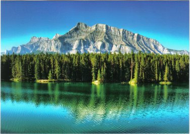 Alberta Postcard Rocky Mountains Lake Louise