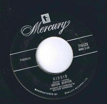 Brook Benton Kiddio 45 rpm The Same One VG+