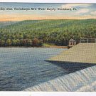Pennsylvania Postcard Harrisburg Clark Valley Dam New Water Supply