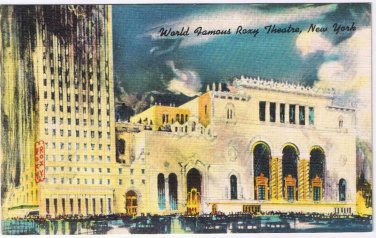 Postcard World Famous Roxy Theatre New York City New York