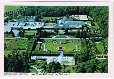 Delaware Postcard Longwood Gardens North Of Wilmington