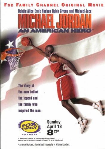 Advertising Postcard Michael Jordan An American Hero Fox Movie