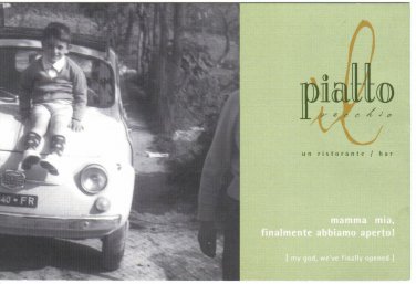 Ontario Postcard Richmond Hill Il Piatto Vicchio Restaurant Bar Boy Car