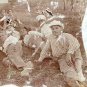 Germany Postcard Leonar RPPC Picnic Military Soldiers WWI Uniforms