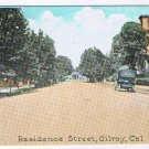 California Postcard Gilroy Residence Street 1910