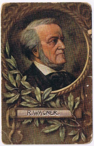 Art Postcard Composer Wagner Portrait 1917 V Franke