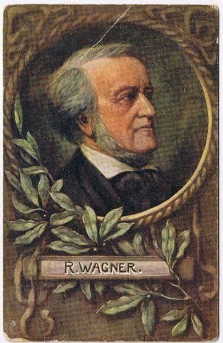 Art Postcard Composer R Wagner Portrait 1917 V Franke