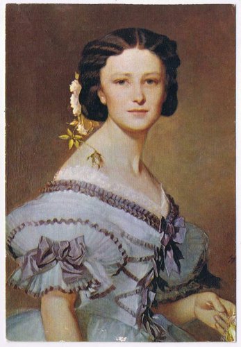 Art Postcard Budapest Hungarian National Gallery Sidonie Deak Portrait