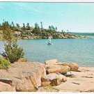 Ontario Postcard Parry Sound District Sailboat Lake & Trees