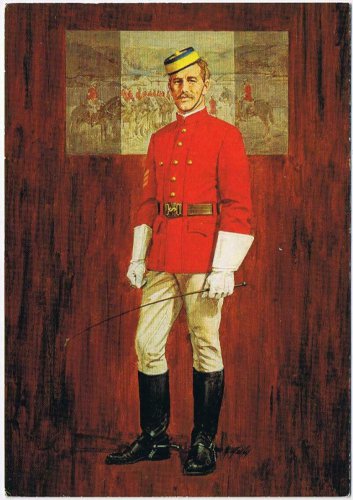 Canada Postcard North West Mounted Police First Official Uniform