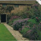 United Kingdom UK Postcard Kent Sissinghurst Castle Purple Border Library Path
