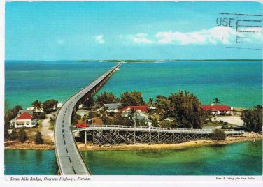 Florida Postcard Seven Mile Bridge Overseas Highway