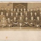 Trophy Postcard RPPC Group With Winning Cup TT in Diamond Banner