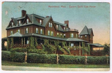 Massachusetts Postcard Marblehead Eastern Yacht Club Hugh Leighton