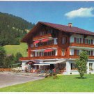 Switzerland Postcard Gstaad Hotel Garni Restaurant Tea Room Arc-en-Ciel