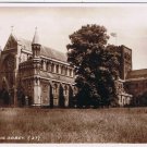 Postcard RPPC St Albans Abbey England UK