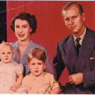Royalty Postcard Young Royal Family Elizabeth Phillip Charles Anne