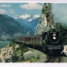 British Columbia Postcard Royal Hudson Train Along Howe Sound