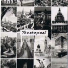 Hungary Postcard Budapest Multi View Castles Bridges City Scenes