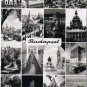 Hungary Postcard Budapest Multi View Castles Bridges City Scenes