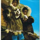 Art Postcard Eskimo Children Of The North Land Of The Midnight Sun