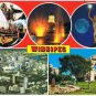 Manitoba Postcard Winnipeg Multi View Golden Boy Louis Riel