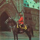 Canada Postcard RCMP Royal Canadian Mounted Police On Horse Parliament