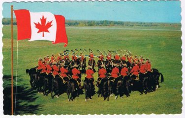Canada Postcard RCMP Royal Canadian Mounted Police Musical Ride
