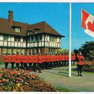 Canada Postcard RCMP Royal Canadian Mounted Police Raising The Flag