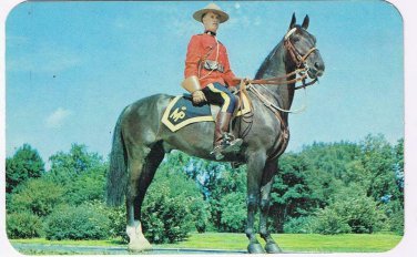 Canada Postcard RCMP Royal Canadian Mounted Police Member On Horse
