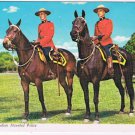 Canada Postcard RCMP Royal Canadian Mounted Police Two On Horse