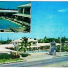 Florida Postcard West Palm Beach Aqua Motel & Apartments