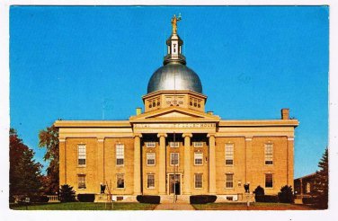 New York Postcard Canandaigua Ontario County Court House